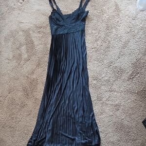Elegant Black Lace Nightgown